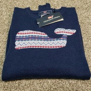 Vineyard Vines Girls Intarsia Sweater L 16